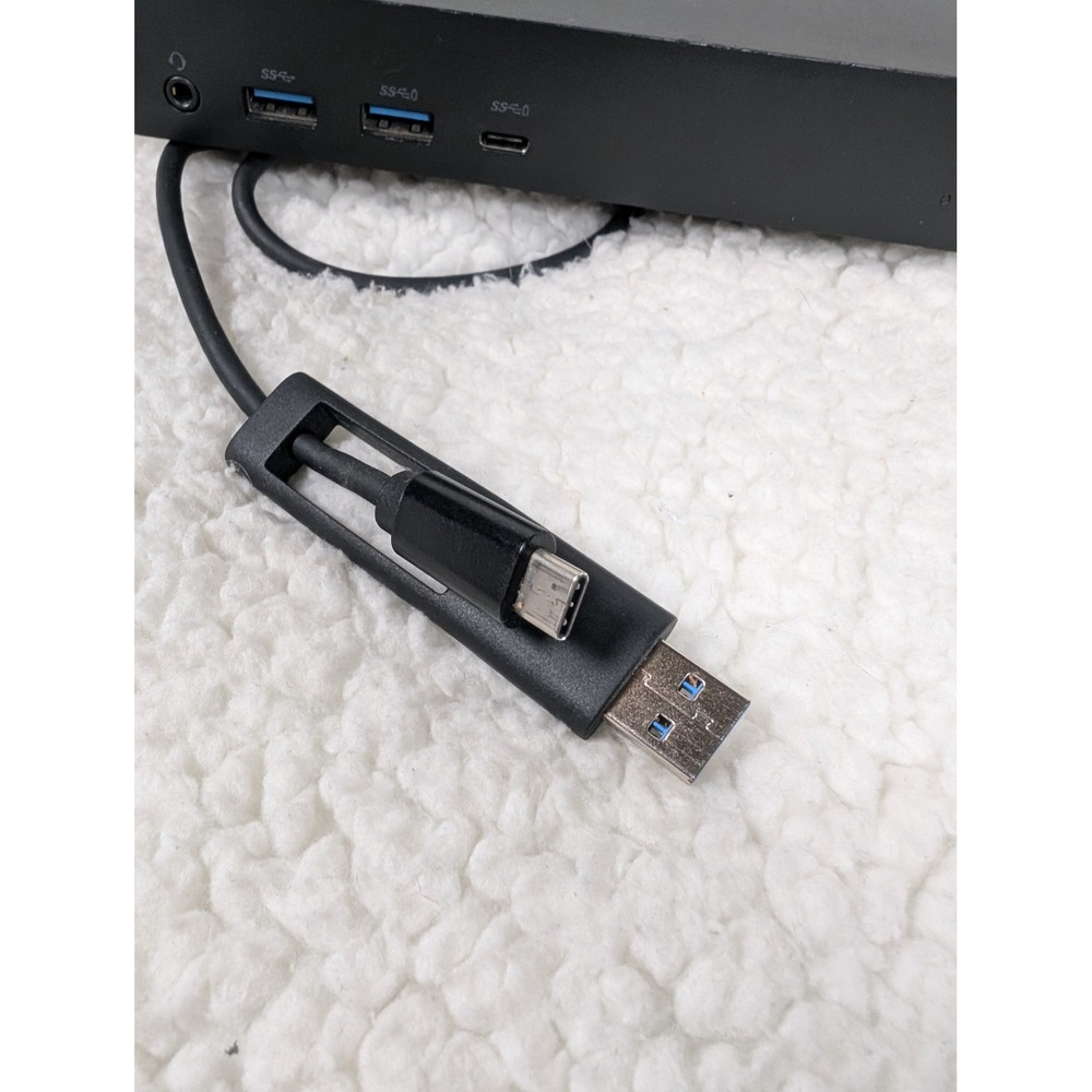 Dell Universal Dock D6000 USB-C USB 3.0 4K Triple Display Station 130W Adapter - Picture 2 of 7